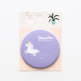 Cute Mirror Cartoon Personality Fashion Portable Round Mirror Mini Makeup Mirror Gift Giveaway