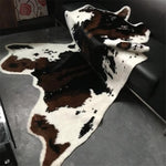 Cow Style Carpets For Living Room Bedroom Kid Room Rugs Home Carpet Floor Door Mat Decor Imitation leather Fashion Area Rugs Mat