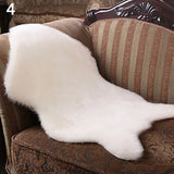 Sheepskin Rug Mat Carpet Pad Anti-Slip Chair Sofa Cover For Bedroom Home Decor Rugs for Bedroom Faux Fur Rug 42