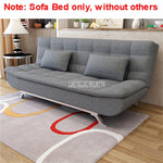 Modern Fashion Foldable Sofa Bed Home Furniture Double Person Apartment Multi-function Bedroom Lazy Sofa Washable 190*85*90cm