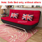 Modern Fashion Foldable Sofa Bed Home Furniture Double Person Apartment Multi-function Bedroom Lazy Sofa Washable 190*85*90cm