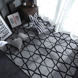 Geometric Plush Nordic Rug and Carpets for Living Room Bedroom Floor Climbing Child Kid Baby Play Mat Bathroom Door Mat alfombra