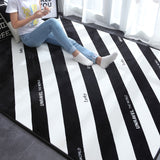 Geometric Plush Nordic Rug and Carpets for Living Room Bedroom Floor Climbing Child Kid Baby Play Mat Bathroom Door Mat alfombra