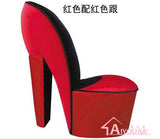Creative high heels sofa Leisure fashion for lazy people The computer chair individuality Single person cloth art small sofa