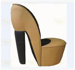 Creative high heels sofa Leisure fashion for lazy people The computer chair individuality Single person cloth art small sofa