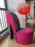 Creative high heels sofa Leisure fashion for lazy people The computer chair individuality Single person cloth art small sofa