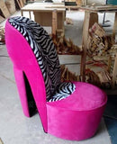 Creative high heels sofa Leisure fashion for lazy people The computer chair individuality Single person cloth art small sofa