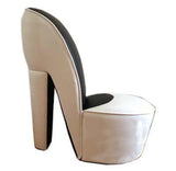 Creative high heels sofa Leisure fashion for lazy people The computer chair individuality Single person cloth art small sofa