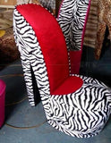 Creative high heels sofa Leisure fashion for lazy people The computer chair individuality Single person cloth art small sofa