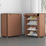 Multi-layer Dust-proof Shoe Cabinet Folding Non-woven Cloth Shoe Storage Stand Holder DIY Assembly Shoe Organizer Rack