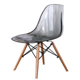 European Style Dining Chair Simple Modern Crystal Chair Fashion Transparent Chair Creative Office Chair Coffee Shop Chair