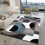 New Modern Soft Carpets for Living Room Bedroom Rugs Nordic Style Geometric Print Large Area Rug Home Carpet Floor Door Mat