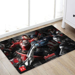 1pcs 40x60cm Marvel The Avengers Plush Carpet Iron Man Captain America Batman Rug Cotton Christmas Gift for Kids Drop Shipping