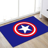 1pcs 40x60cm Marvel The Avengers Plush Carpet Iron Man Captain America Batman Rug Cotton Christmas Gift for Kids Drop Shipping