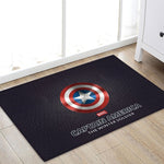 1pcs 40x60cm Marvel The Avengers Plush Carpet Iron Man Captain America Batman Rug Cotton Christmas Gift for Kids Drop Shipping