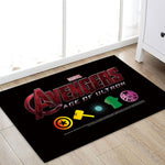 1pcs 40x60cm Marvel The Avengers Plush Carpet Iron Man Captain America Batman Rug Cotton Christmas Gift for Kids Drop Shipping