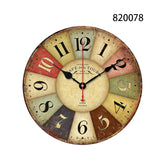 Retro Wall Clocks Quartz Clock Mute Living Room Hanging Decor Ornaments Wall Decoration Hanging Clock Home Decor Living Room