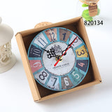 Retro Wall Clocks Quartz Clock Mute Living Room Hanging Decor Ornaments Wall Decoration Hanging Clock Home Decor Living Room