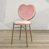 Nordic Pink Golden Chair Restaurant Lounge Dressing Chair for Nail Shop  Livingroom Chairs Salon Furniture