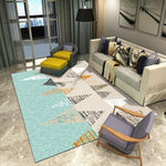 Carpet Rug For Living Room Printing 3D Geometric Wood Floor Rug Non-slip Antifouling Carpet For Bedroom Parlor Factory Supply