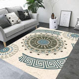 Carpet Rug For Living Room Printing 3D Geometric Wood Floor Rug Non-slip Antifouling Carpet For Bedroom Parlor Factory Supply