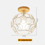 E27 Iron 5W Iron/Wood Ceiling Lamp Shade Pendant Light Covers and Shades Triangle Metal Ceiling Lampshades