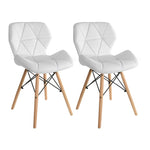 Panana set of 2 Dining Chairs Modern Minimalist Livingroom Office Coffee room Chair