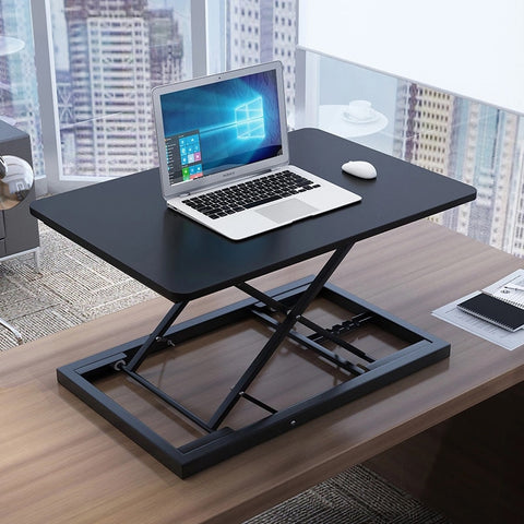 Sit-Stand Height Adjustable Desk Conversion Standing Up Work Station Laptop Table Easy Home Office Lift Riser Elevating Desk