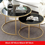 2 in 1 Wooden Coffee Tables  Living Room Sofa Beside Round Coffee Tea Table Desk Combination Home Furniture