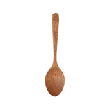 Natural Wood Tableware Fork Bamboo Kitchen Cooking Dining Soup Tea Honey Coffee Utensil Tools Soup-Teaspoon Skimmer Tableware