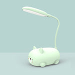 Cartoon Cat Design Led Eye Protection Reading Lamp USB Rechargeable LED Desks Book Table Light for Children Kids Bedroom Bedsid