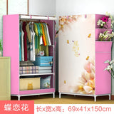 DIY Non-woven Folding Portable Wardrobe Bedroom Furniture Bedroom Storage Cabinet