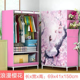 DIY Non-woven Folding Portable Wardrobe Bedroom Furniture Bedroom Storage Cabinet