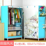 DIY Non-woven Folding Portable Wardrobe Bedroom Furniture Bedroom Storage Cabinet