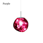 Nordic Glass LED Pendant Lights Lighting Lava Hanging Lamp for Living Room LOFT LED Pendant Lamp Bedroom Bar Luminarias Hanglamp