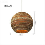 Chinese Lamp Individual Pendant Lights Creative Restaurant  Living Room Hanging Lamp Japanese Southeast Asian Paper Hang Lamp