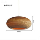 Chinese Lamp Individual Pendant Lights Creative Restaurant  Living Room Hanging Lamp Japanese Southeast Asian Paper Hang Lamp