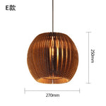 Chinese Lamp Individual Pendant Lights Creative Restaurant  Living Room Hanging Lamp Japanese Southeast Asian Paper Hang Lamp