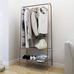 Multifunctional Coat Rack Floor Standing Clothes Hanging Storage Shelf Clothes Hanger Racks Simple Metal Iron Bedroom Furniture