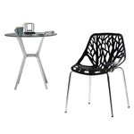 4pcs Creative Lounge Chair Living Room Furniture Home Dining Chairs