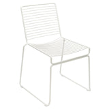 2pcs Simple Nordic Style White/Black Chair iron wire chair hollow back gold dining chair Complimentary cushion