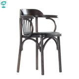 2122 Barneo Viennese wooden chair soft seat dinner Chair Interior Stool Chair Kitchen Furniture Wenge free shipping in Russia