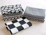 black white upholstery curtain cotton fabric for bedding furniture diy patchwork crafts material tissu cloth textile sofa fabric