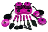 Kids Kitchen Set Pretend Play Kitchen Utensils Toys Educational Kids Toy Artificial Tableware Cooking Pots Children Pans Foo