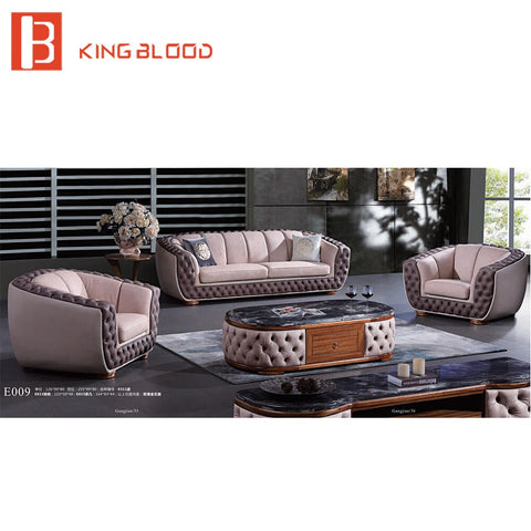 European Modern Big L Shape Sectional Leather Sofa