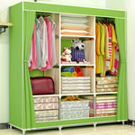 2018 DIY Non-woven fold Portable Storage  furniture When the quarter wardrobe  Cabinet bedroom furniture wardrobe bedroom organ