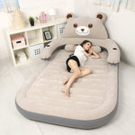 150CM*230CM*23CM Giant Folding Bed Mattress Cushion Totoro Bed Beanbag Cartoon Bed Mattresses Double Sleeping Fillings Bed Set