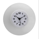 2018 new style Bathroom Kitchen Waterproof Sucker Clock Shower Booth Powerful Adhered Fashion home sucker clock