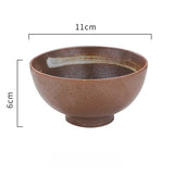 KINGLANG Japanese Style Classical Ceramic Blue And White Kitchen Rice Bowl Big Ramen Soup Bowl Spoon Small Tea Tableware