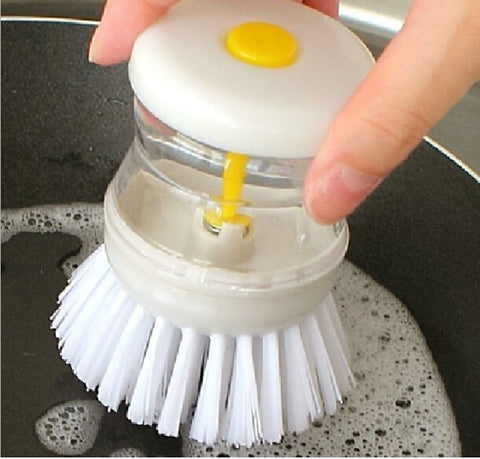 1PC New plastic hydraulic washing potbrush Cleaning Brushes tableware brush Household Cleaning Tools Kitchen Tool OK 0164